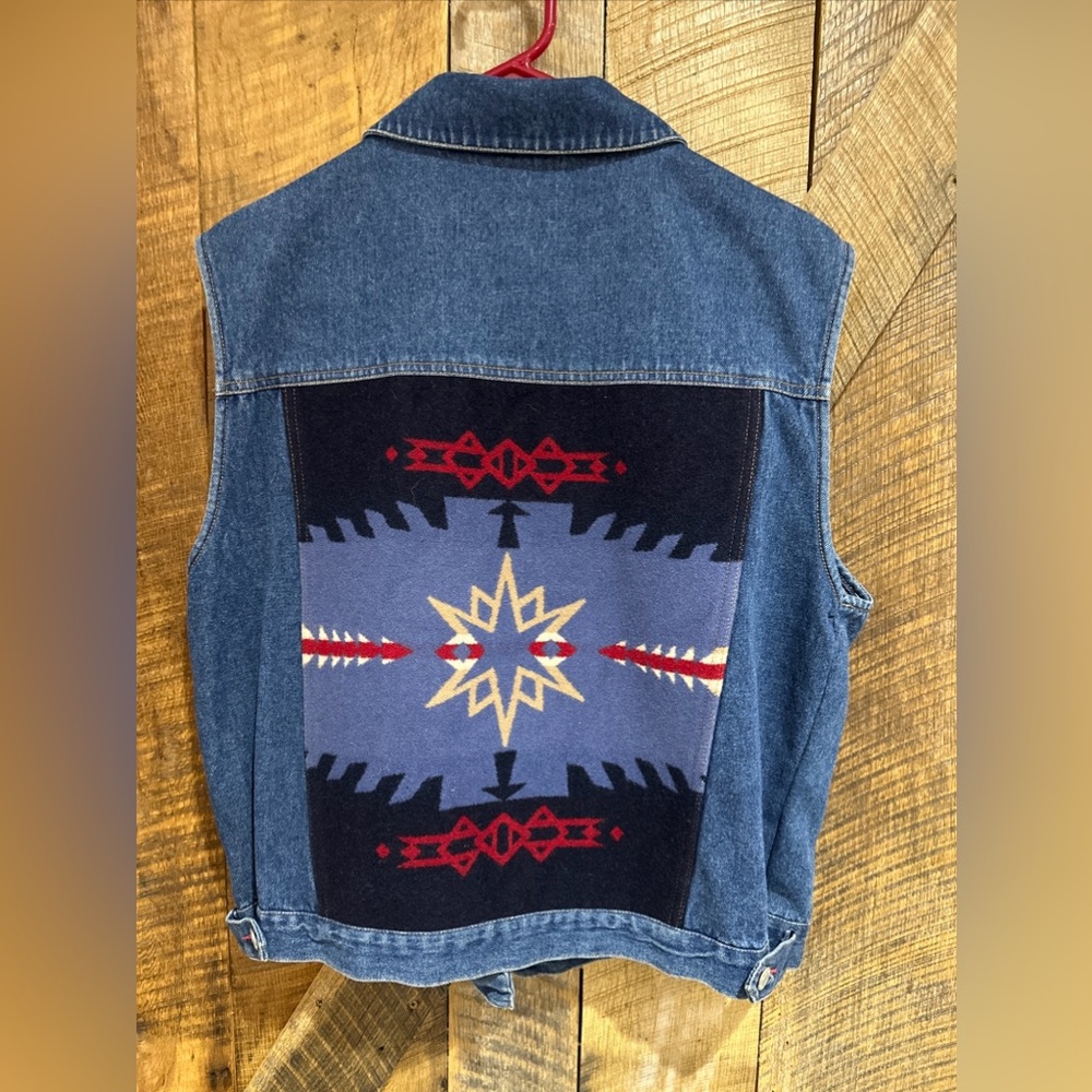 Vintage Women’s Pendleton Originals Jean Vest Size XL Made In Oregon